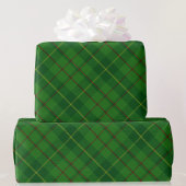 Groen en rood met kerstcadeautjes cadeaupapier