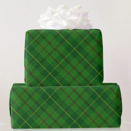 Groen en rood met kerstcadeautjes cadeaupapier