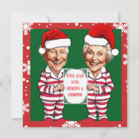 Groen en rood Oma en Opa Xmas