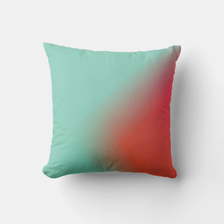 groen en rood ombre kussen