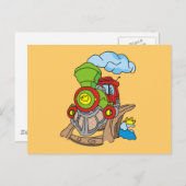 Groen en rood overhemden en cadeaus briefkaart (Voorkant / Achterkant)