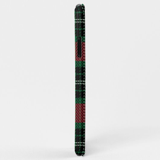 Groen en rood Tartan Case-Mate iPhone Case (Achterkant/rechts)