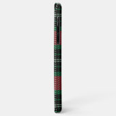 Groen en rood Tartan Case-Mate iPhone Case (Achterkant/links)