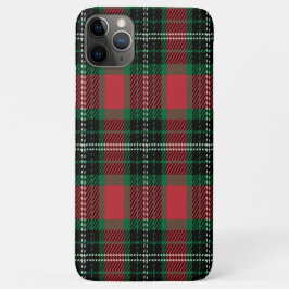 Groen en rood Tartan Case-Mate iPhone Case
