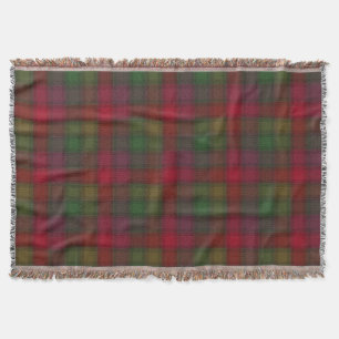Groen en rood, tartan deken