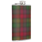 Groen en rood, tartan heupfles (Rechts)