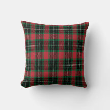 Groen en rood Tartan