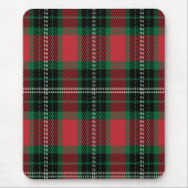Groen en rood Tartan Muismat (Voorkant)