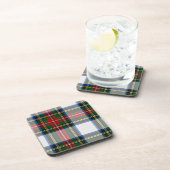 Groen en rood Tartan Onderzetter (Rechterzijde)