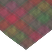 Groen en rood, tartan tafelkleed (Gekanteld)