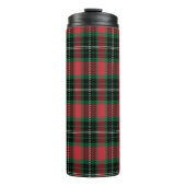 Groen en rood Tartan Thermosbeker (Voorkant)