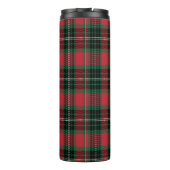 Groen en rood Tartan Thermosbeker (Achterkant)