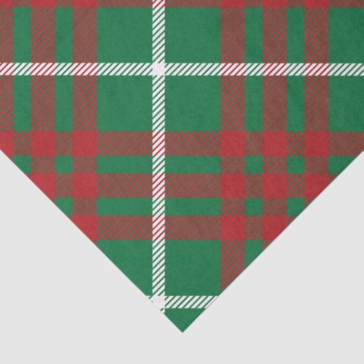 Groen en rood tissuepapier (Detail)