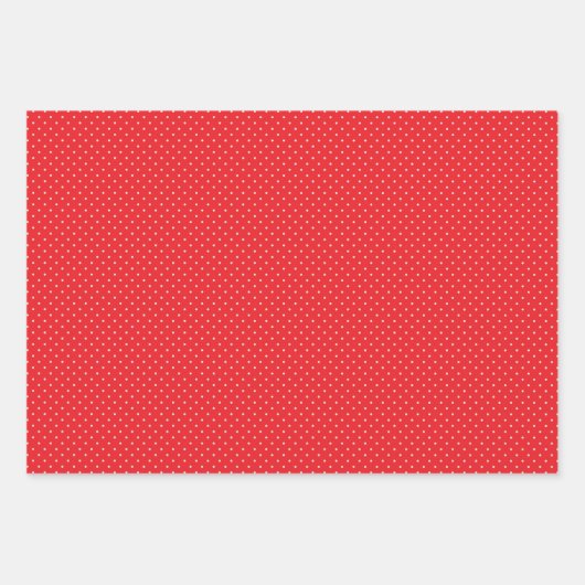 Groen en rood wit poka doet kerstpatronen inpakpapier vel (Voorkant 2)