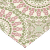 Groen en Roos Mandala Boheems Patroon Tafelkleed (Gekanteld)