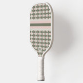 Groen en Roze Argyle Pickleball Paddle (Links)