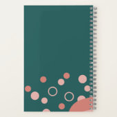  groen en roze esthetisch en artistiek notitieboek (Achterkant)