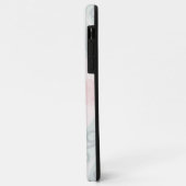 Groen en roze pastel diamantpatroon Case-Mate iPhone case (Achterkant/links)