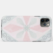 Groen en roze pastel diamantpatroon Case-Mate iPhone case (Achterkant (horizontaal))