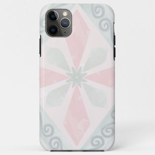Groen en roze pastel diamantpatroon Case-Mate iPhone case