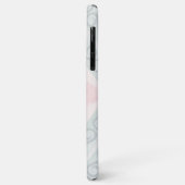 Groen en roze pastel diamantpatroon Case-Mate iPhone case (Achterkant/links)