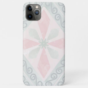 Groen en roze pastel diamantpatroon Case-Mate iPhone case