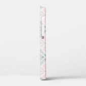 Groen en roze pastel diamantpatroon Case-Mate iPhone case (Achterkant / Links)