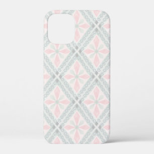 Groen en roze pastel diamantpatroon Case-Mate iPhone case