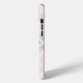 Groen en roze pastel diamantpatroon Case-Mate iPhone case (Achterkant / Links)