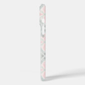 Groen en roze pastel diamantpatroon Case-Mate iPhone case (Achterkant / Links)
