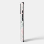 Groen en roze pastel diamantpatroon Case-Mate iPhone case (Achterkant / Links)