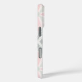 Groen en roze pastel diamantpatroon Case-Mate iPhone case (Achterkant / Rechts)