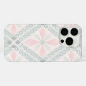 Groen en roze pastel diamantpatroon Case-Mate iPhone case (Achterkant (horizontaal))