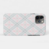 Groen en roze pastel diamantpatroon Case-Mate iPhone case (Achterkant (horizontaal))