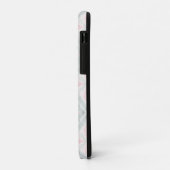 Groen en roze pastel diamantpatroon Case-Mate iPhone case (Achterkant/links)