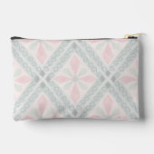 Groen en roze pastel diamantpatroon etui (Achterkant)
