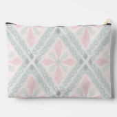 Groen en roze pastel diamantpatroon etui (Achterkant)
