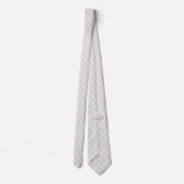 Groen en roze pastel diamantpatroon stropdas (Achterkant)