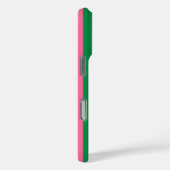 Groen en Roze Strepenpatroon Persoonlijk  Case-Mate iPhone Case (Achterkant / Rechts)