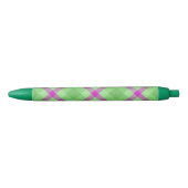 Groen en Roze Tartan Pen (Voorkant)