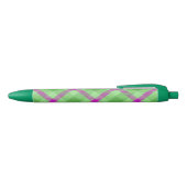 Groen en Roze Tartan Pen (Bovenkant)