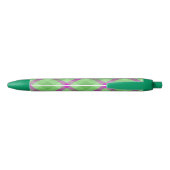 Groen en Roze Tartan Pen (Achterkant)