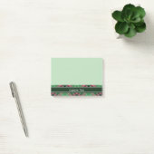 Groen en Roze Tartan Post-it® Notes (Kantoor)