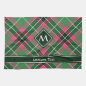 Groen en Roze Tartan Theedoek (Horizontaal)
