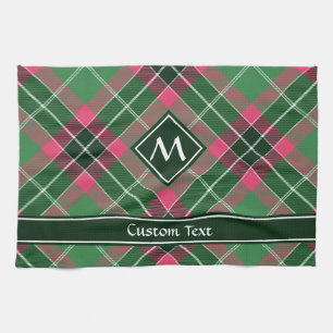 Groen en Roze Tartan Theedoek