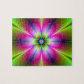 Groen en Roze ventiel Puzzle Legpuzzel (Horizontaal)