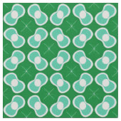 Groen en Teal Abstract Patroon Stof (Close Up)
