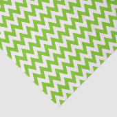 GROEN EN WHITE ZIG ZAG STRIPES TISSUEPAPIER (Detail)