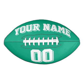 GROEN EN WIT Aangepast Voetbal American Football
