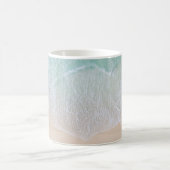 Groen en wit aanloopzand en zeeschildpad koffiemok (Center)